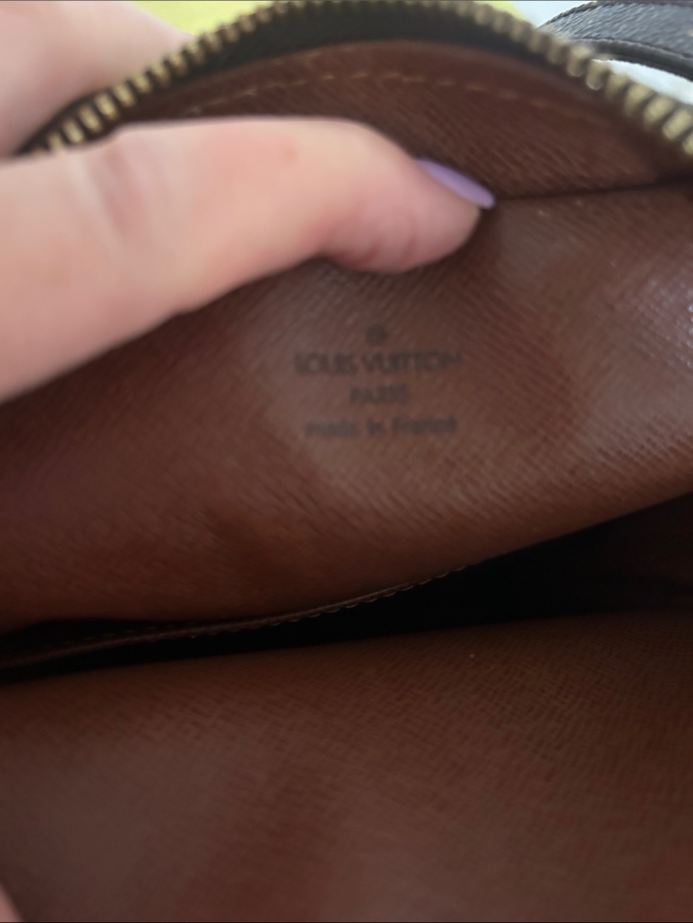 Louis Vuitton Monogram Crossbody Bag in Brown and Tan - Picture 8 of 13